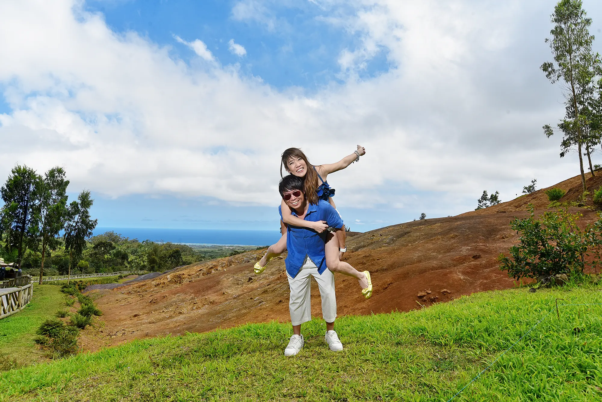 Romantic photography Chamarel Mauritius