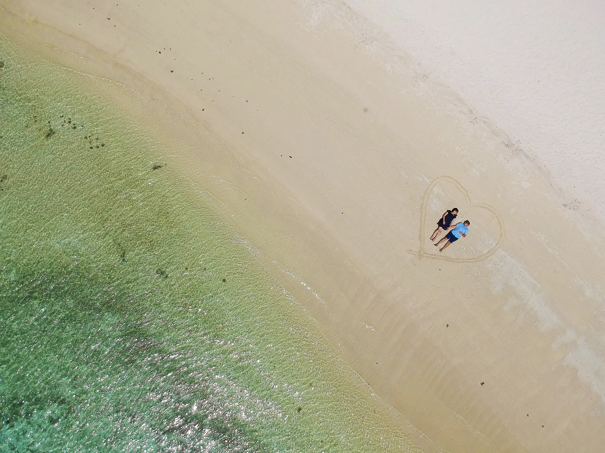 Belle Mare beach white sand east Mauritius