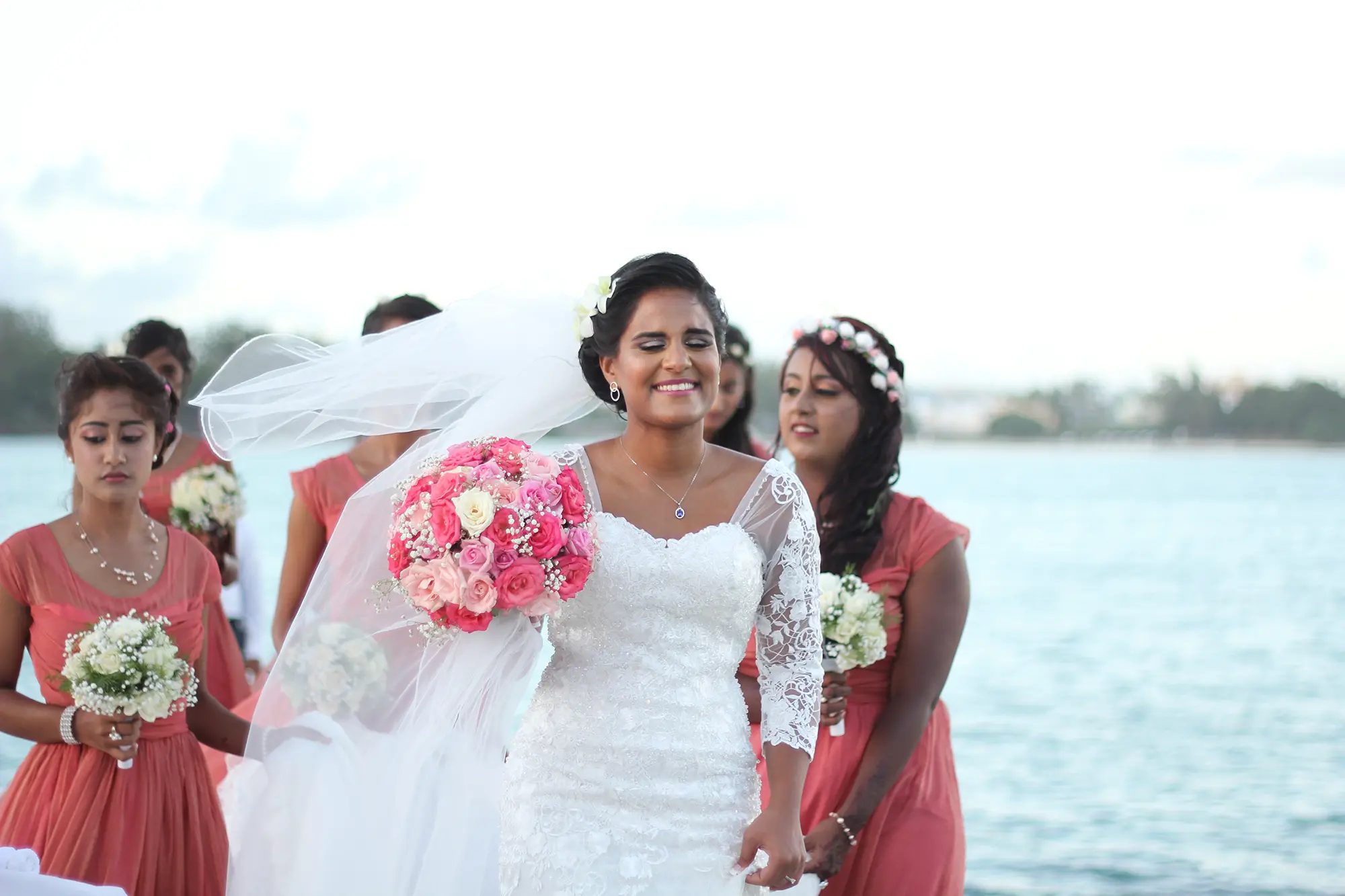 Couple at Ilot des Deux Cocos near Blue Bay Mauritius