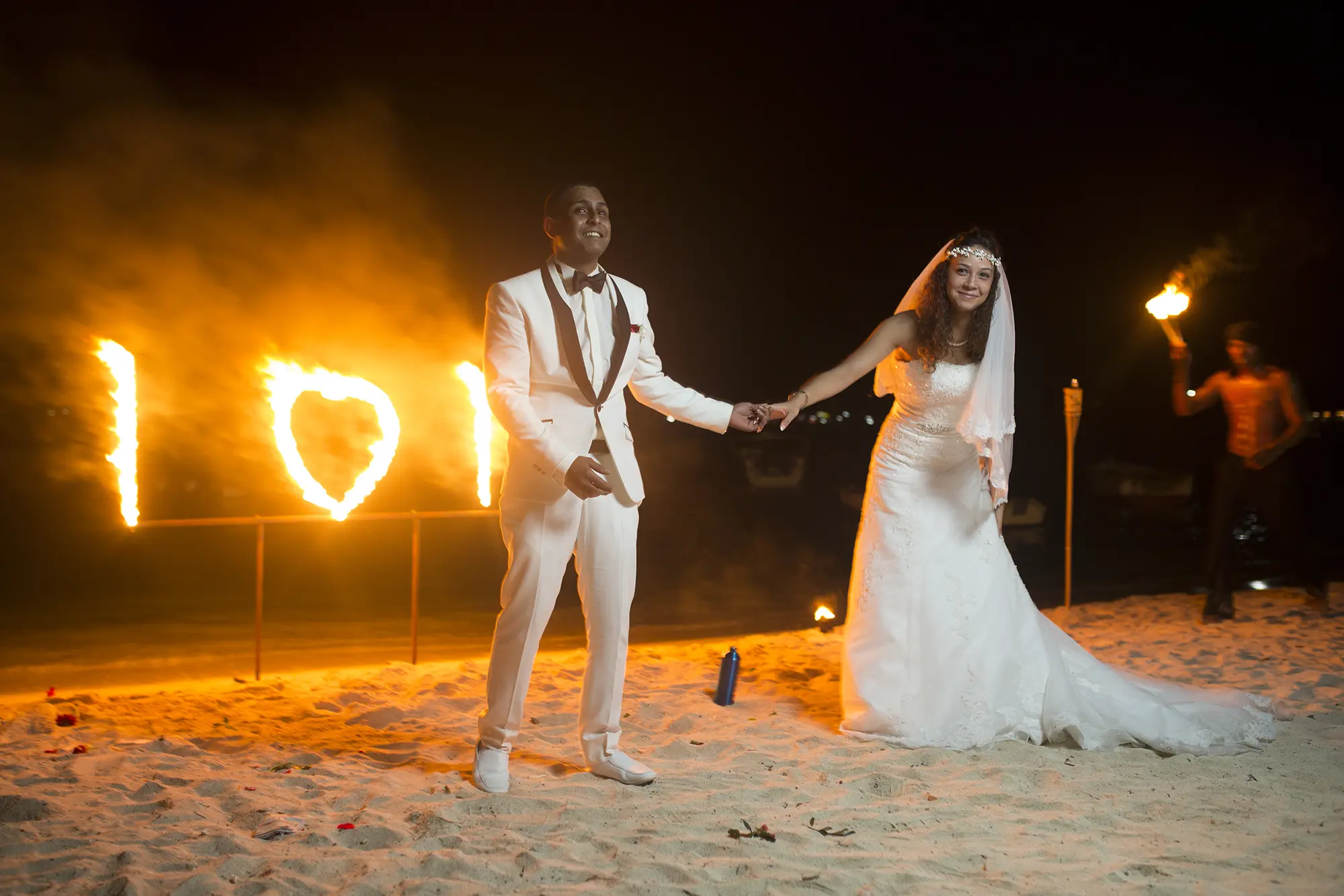 Romantic evening photography at Grand Baie — Bilaal Sadeer wedding photographer Mauritius