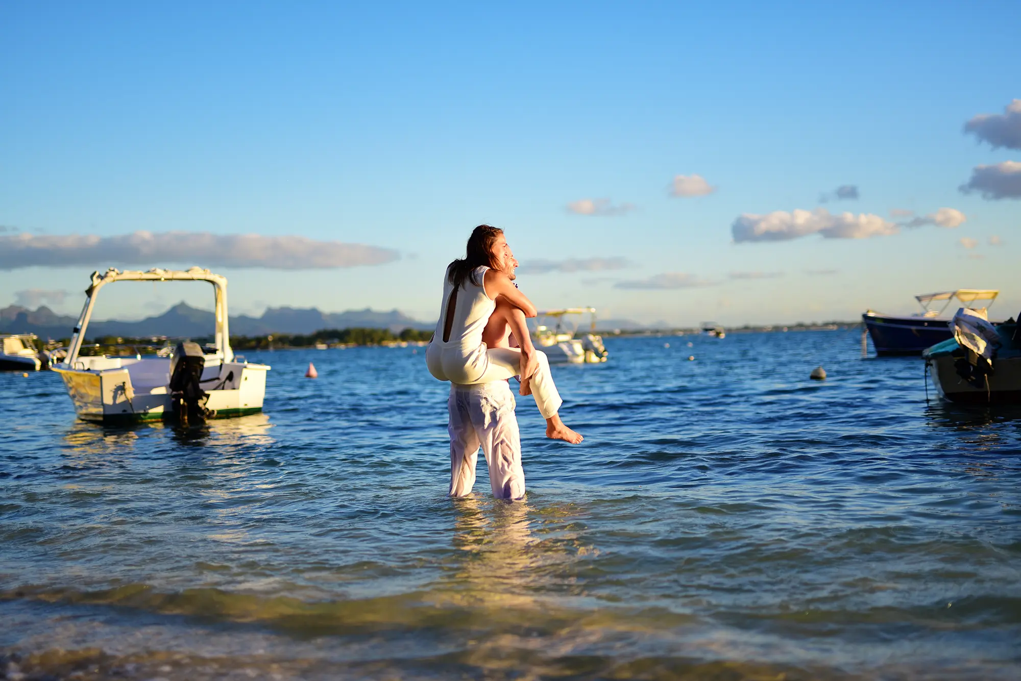 Indian wedding couple at Mon Choisy Mauritius — Hindu wedding photography by Bilaal Sadeer