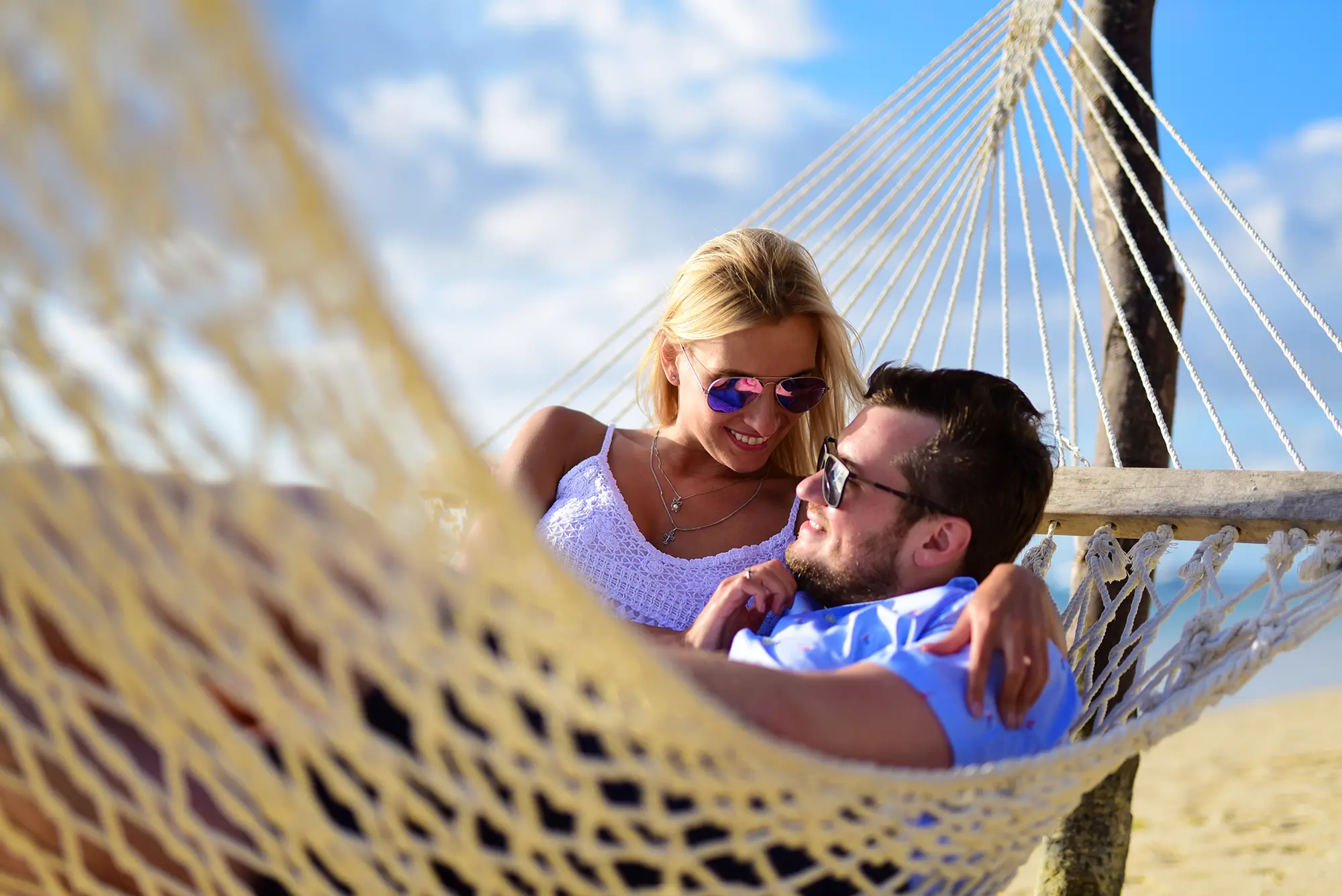 Couple honeymoon Le Morne Mauritius